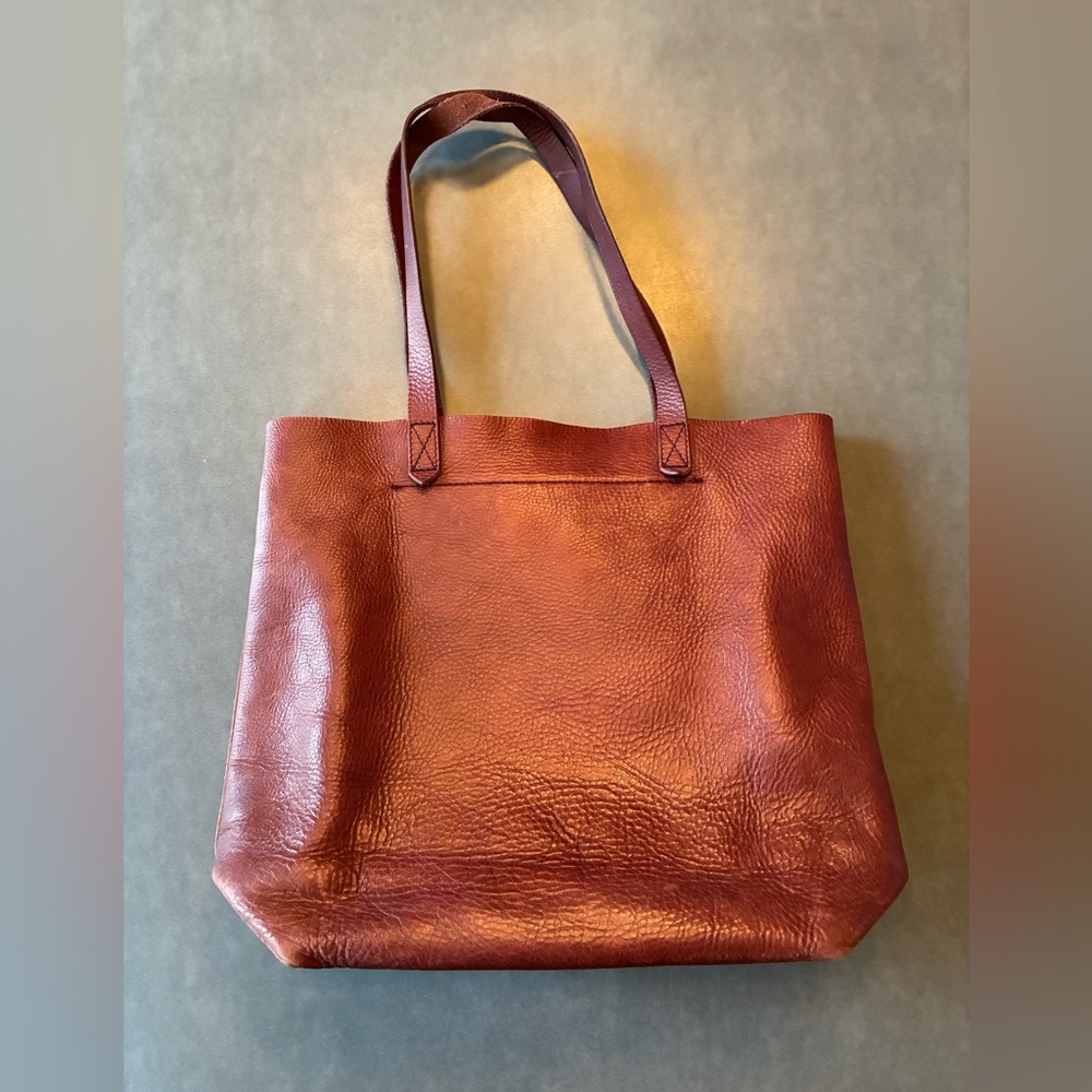 Madewell Medium Transport Tote Dark Cabernet - Picture 3 of 15